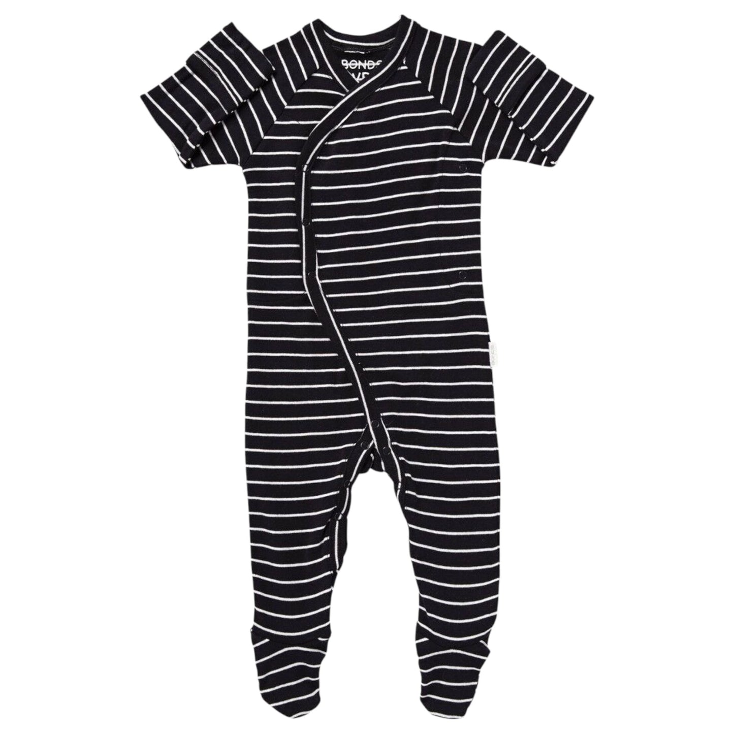 Baby Unisex Bonds Button Coverall Navy