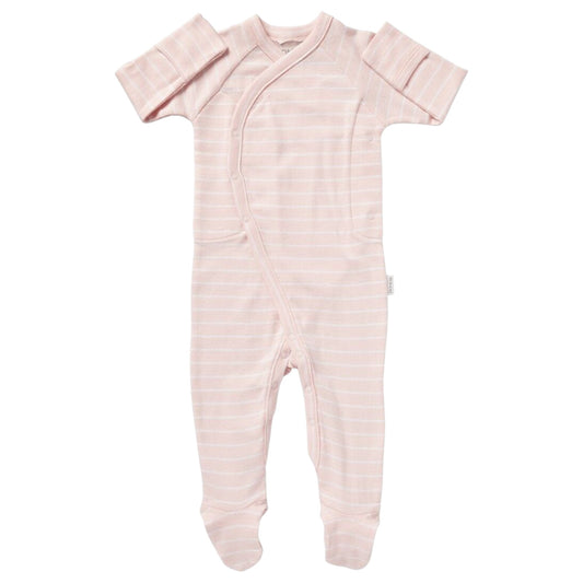 Baby Unisex Bonds Button Coverall Pink