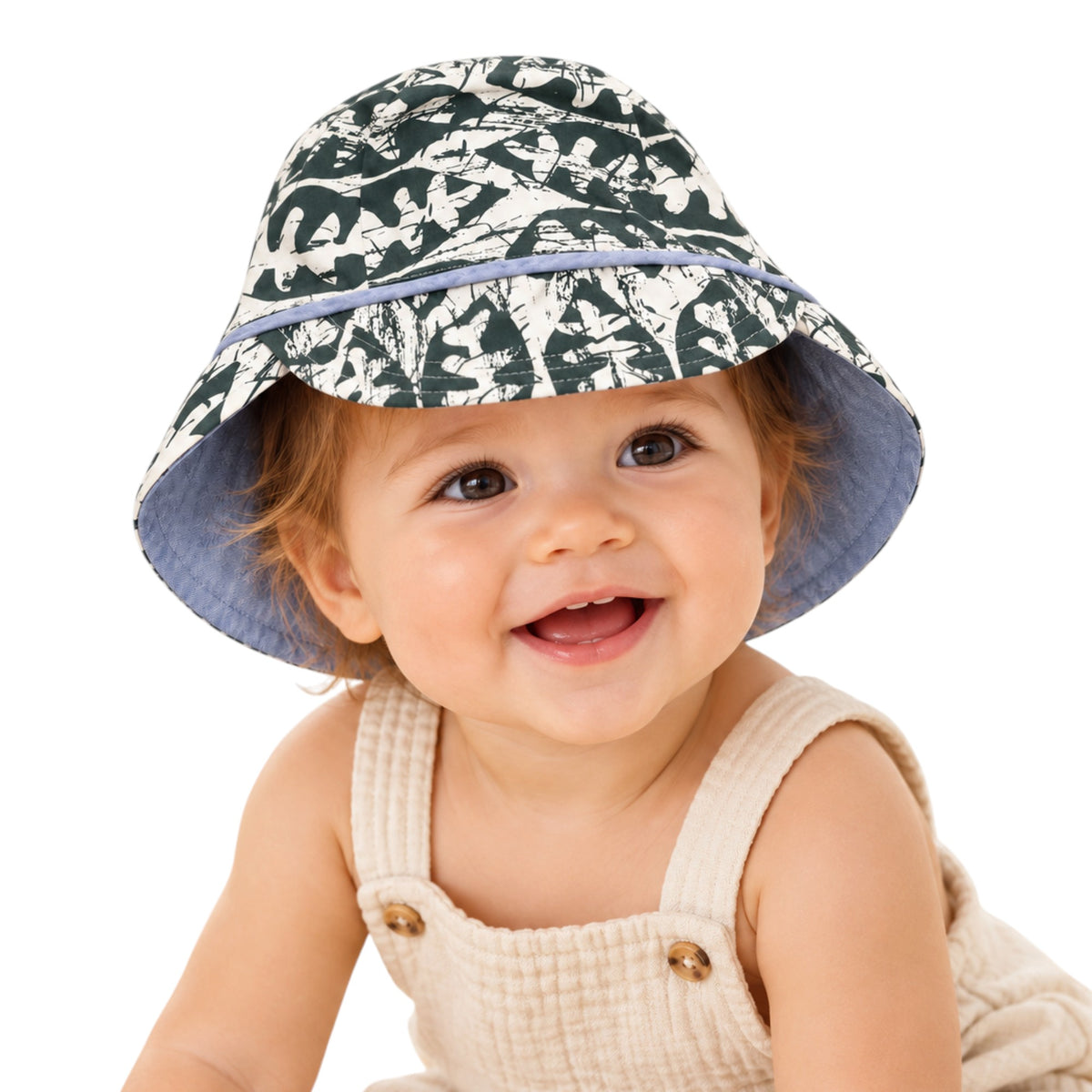 Baby Unisex Bonds Reversible Hat Balik Leaf