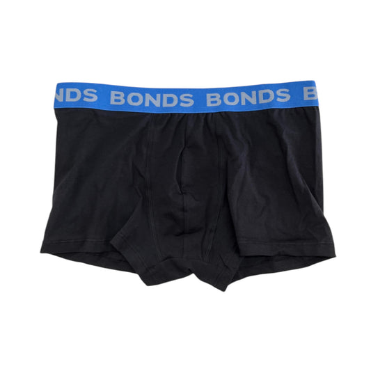 Mens Bonds Core Trunks Underwear Black/Blue