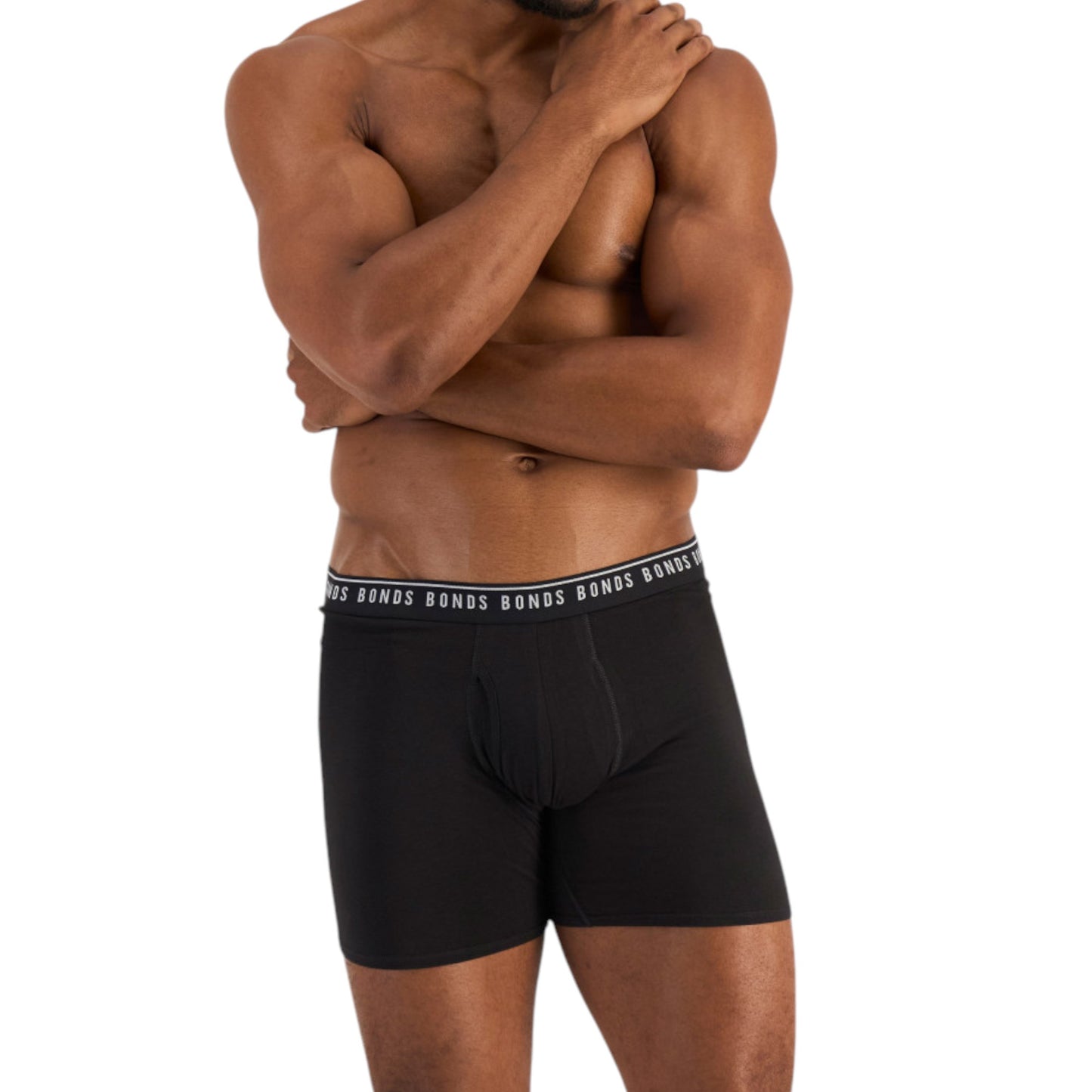 6 Pack Mens Bonds Cotton Stretch Trunks Underwear Black/Blue
