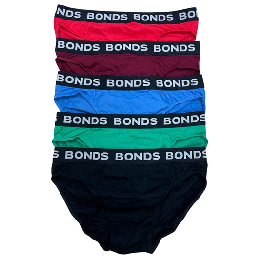 10 Pack Mens Bonds Hipster Briefs Underwear Multi