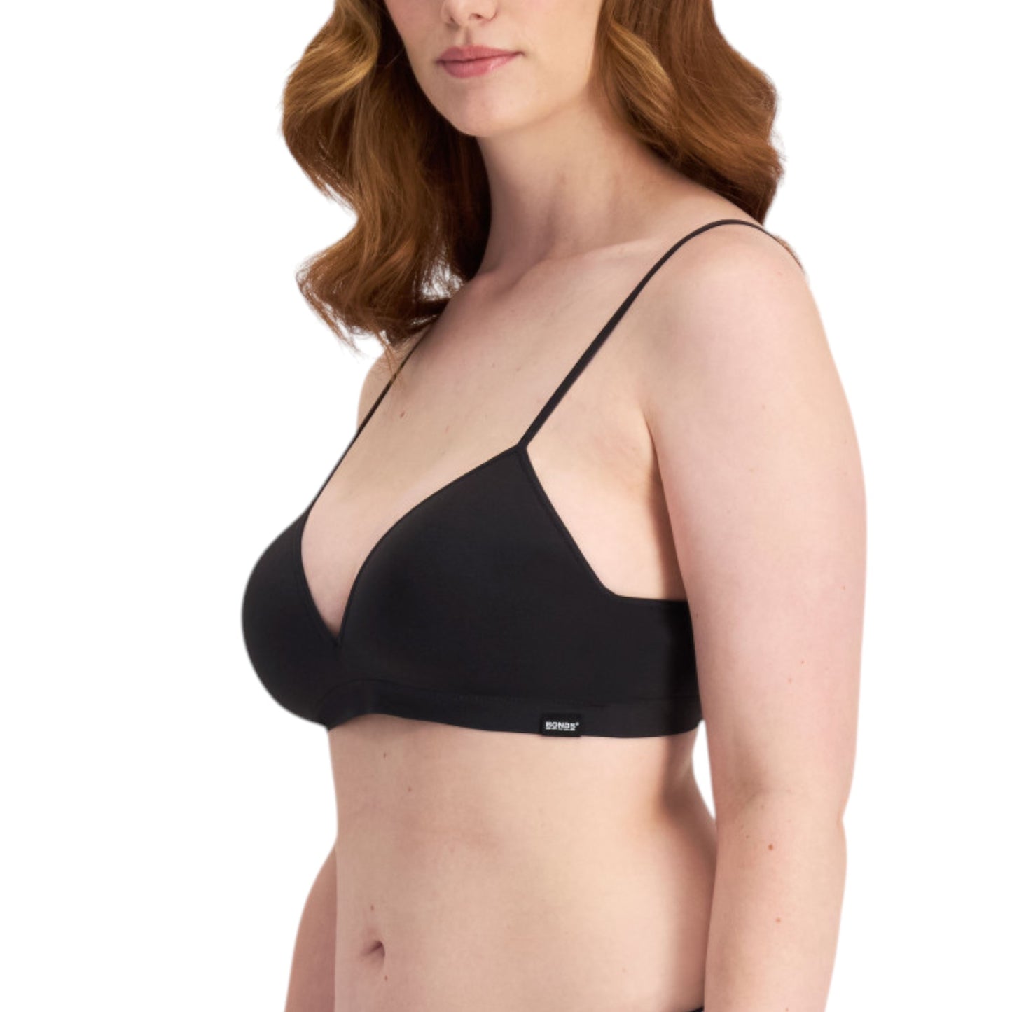 Womens Bonds Match Its Wirefree Bra Black