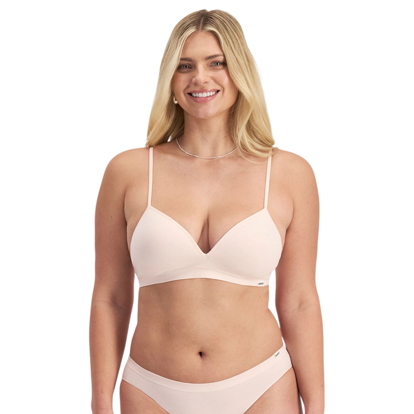 Womens Bonds Match Its Wirefree Bra Nude Gloss