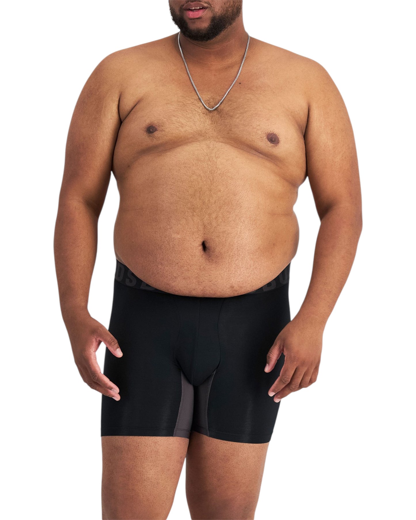 2 Pack Mens Bonds Chafe Off Trunks Underwear Black