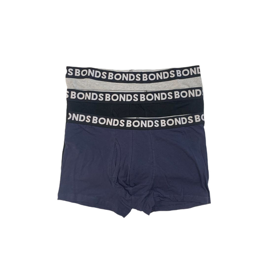 3 Pack Mens Bonds Everyday Trunk Trunks Underwear Multi