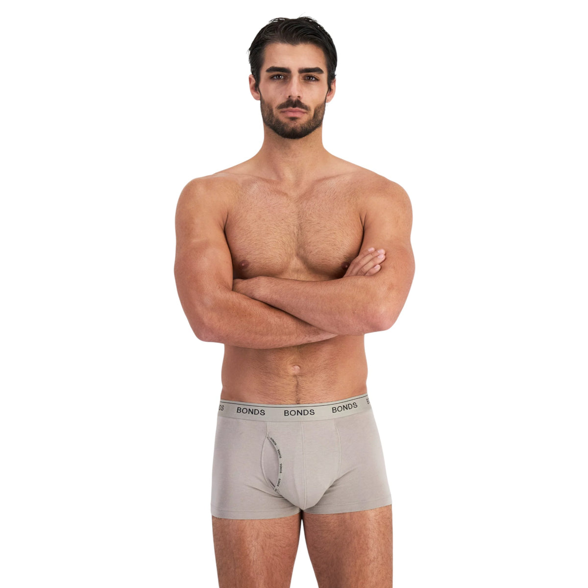 Mens Bonds Guyfront Luxe Trunks Underwear Sand