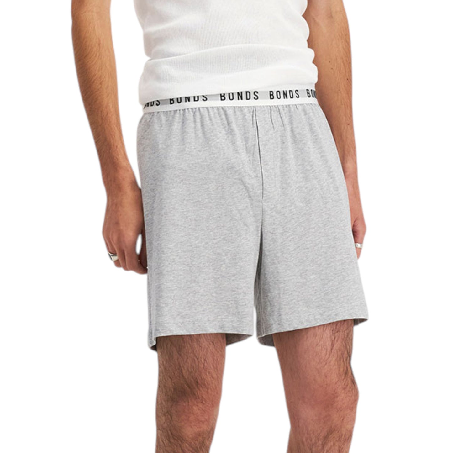 Mens Bonds Sleep Cotton Shorts Grey