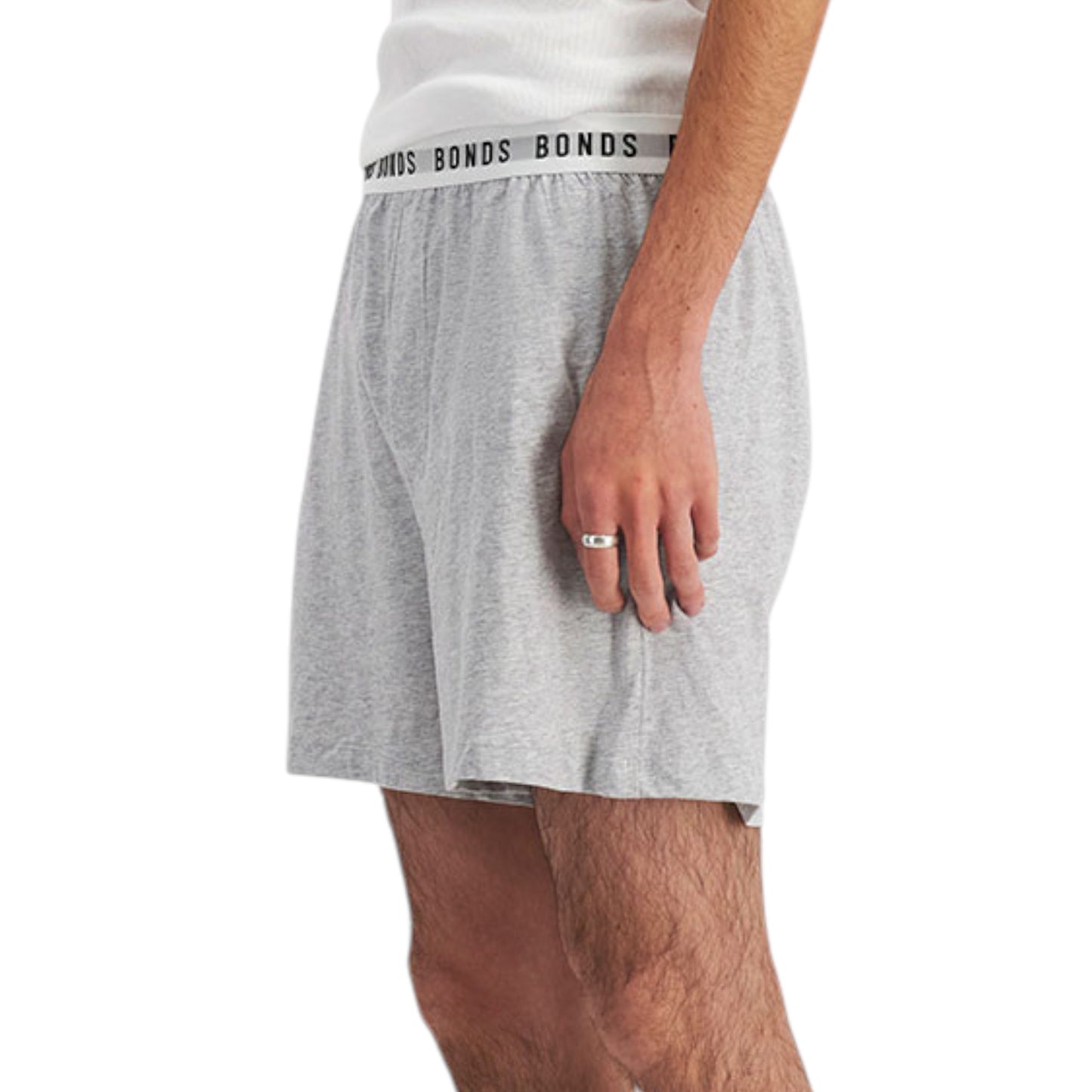 Mens Bonds Sleep Cotton Shorts Grey