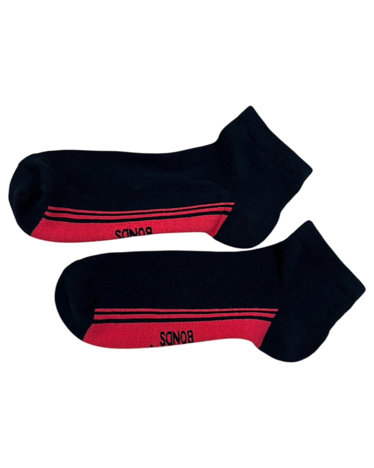 12 Pack Mens Bonds Stretchables Cushioned Low Cut Socks Black