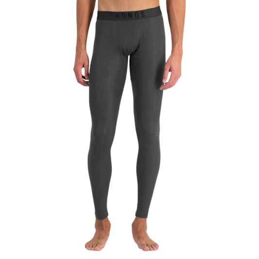 Mens Bonds Thermal Chafe Off Trackies Obsidian Marle