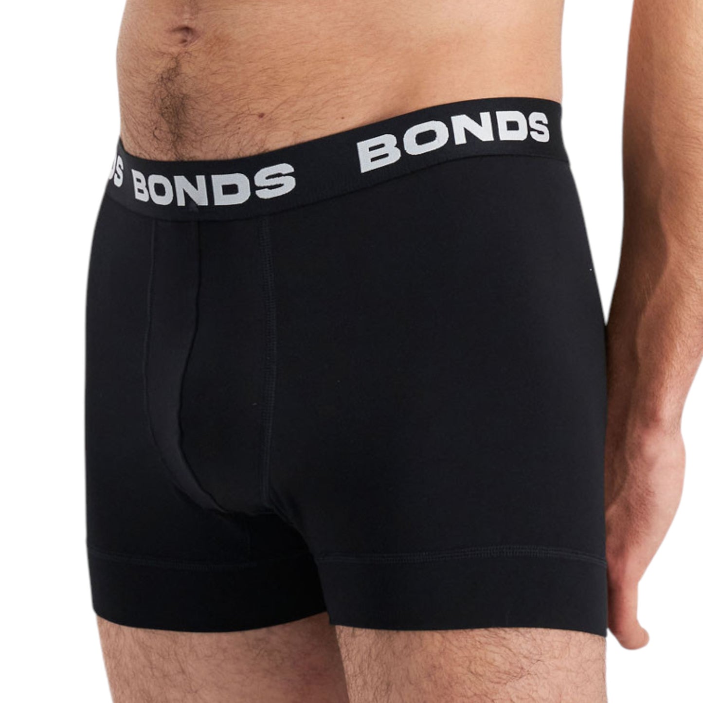 6 Pack Mens Bonds Total Package Trunks Underwear Black