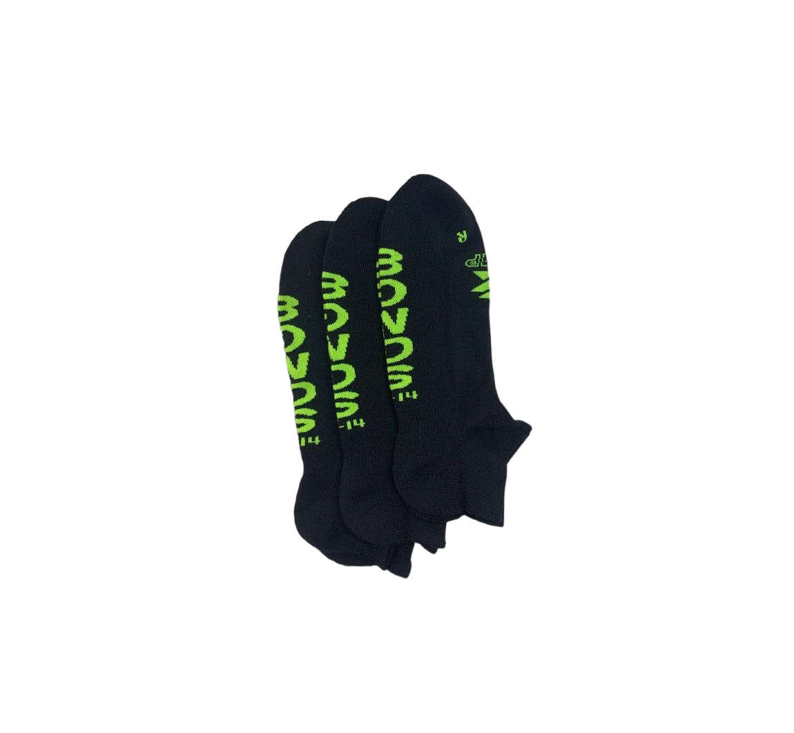 3 Pack Mens Bonds X-Temp Low Cut Socks Black