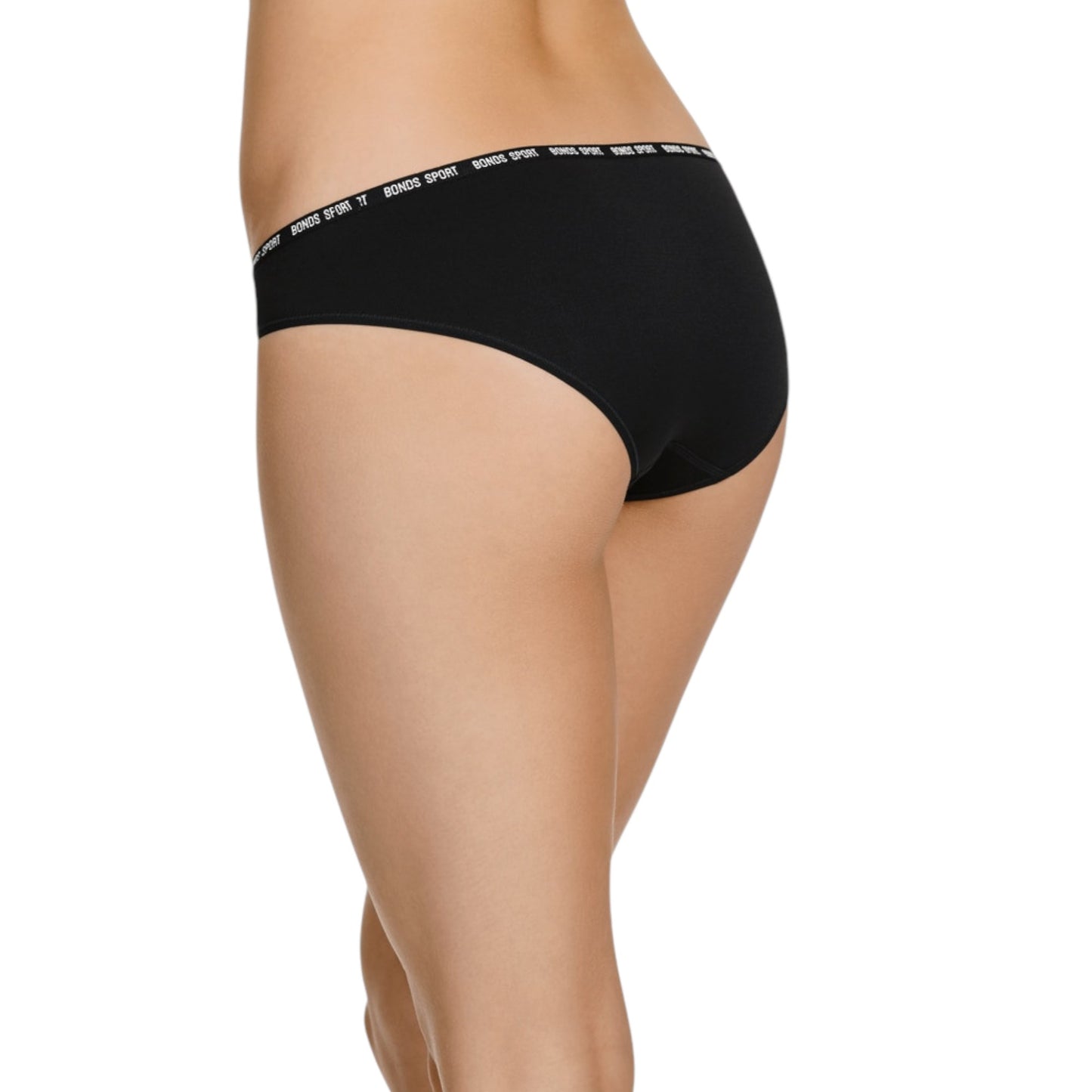 Womens Bonds Active Seamless Bikini Briefs Underwear Black