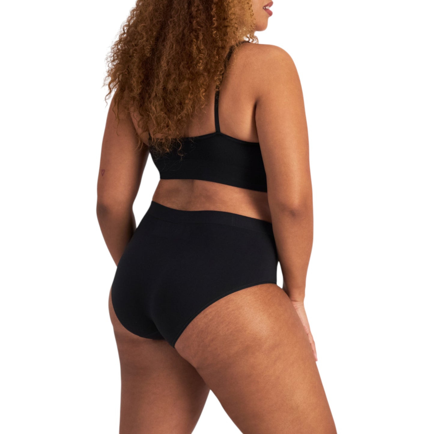 6 Pack Womens Bonds Bases Viscose Bamboo Seamless Full Briefs Underwear Black