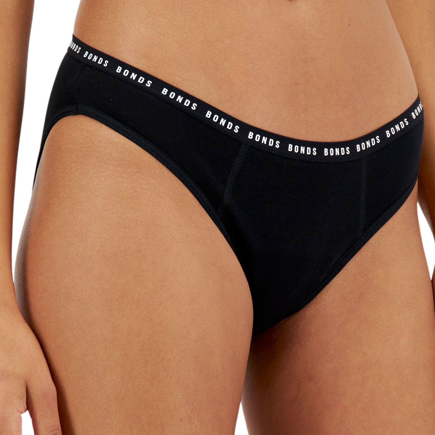 Womens Bonds Bloody Comfy Period Light Bikini Briefs Underwear Black
