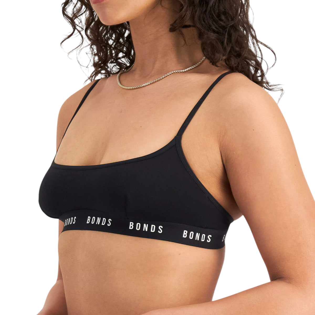 Womens Bonds Icons Scoop Bralette Bra Black