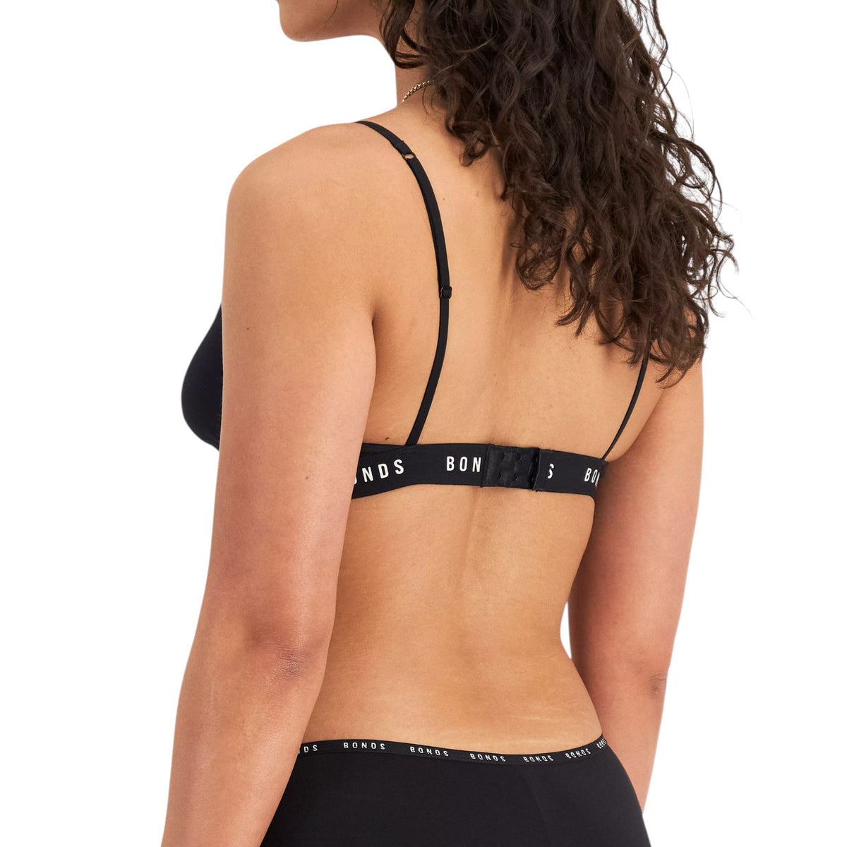 Womens Bonds Icons Scoop Bralette Bra Black