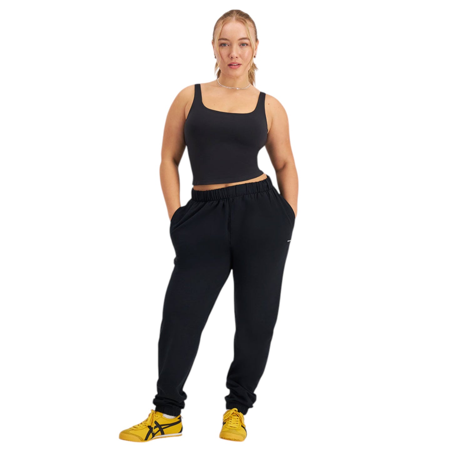 Womens Bonds Move Sweats Jogger Trackies Black