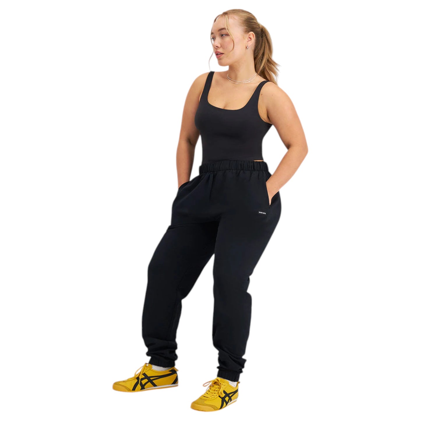 Womens Bonds Move Sweats Jogger Trackies Black