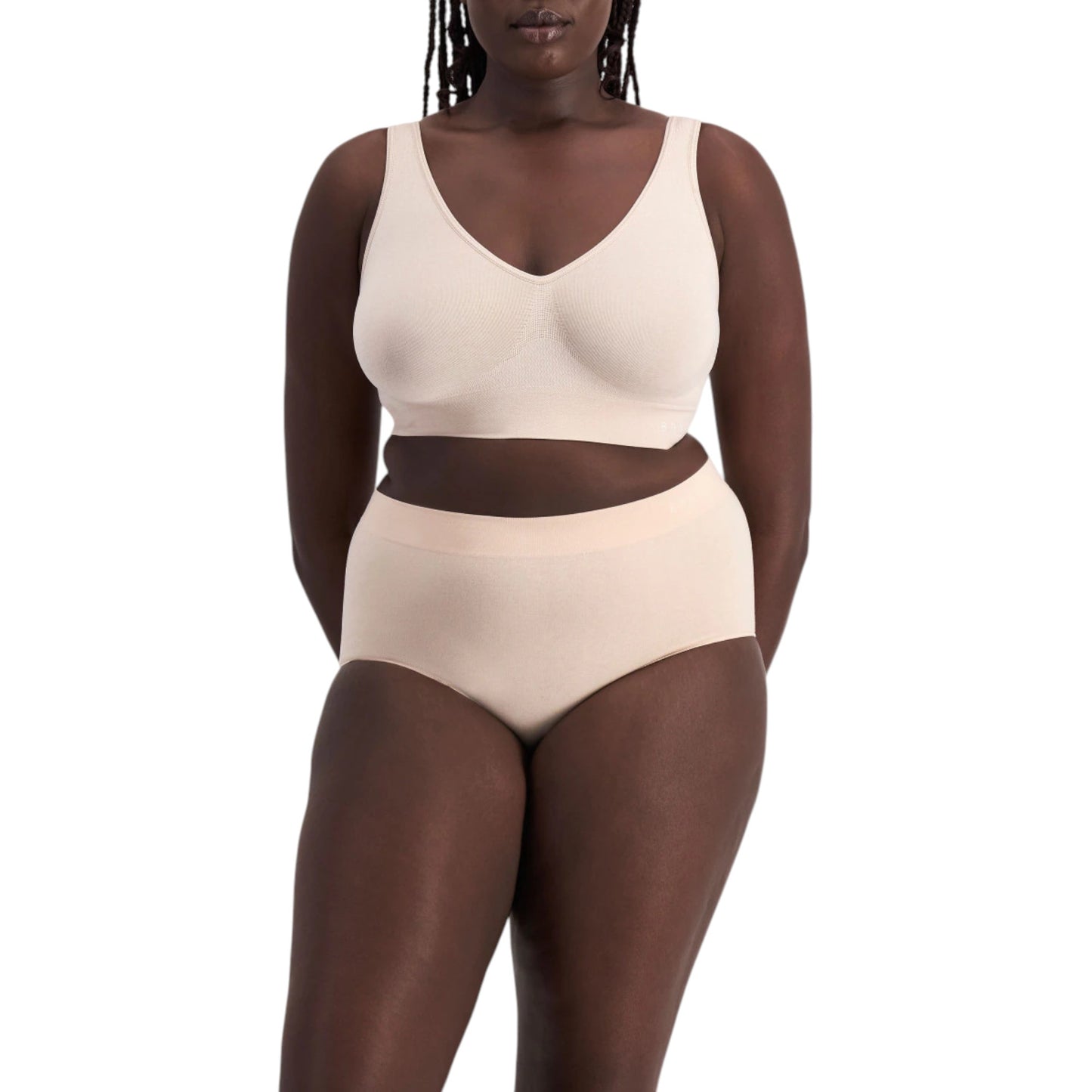 6 Pack Womens Bonds Seamless Full Briefs Underwear Nude