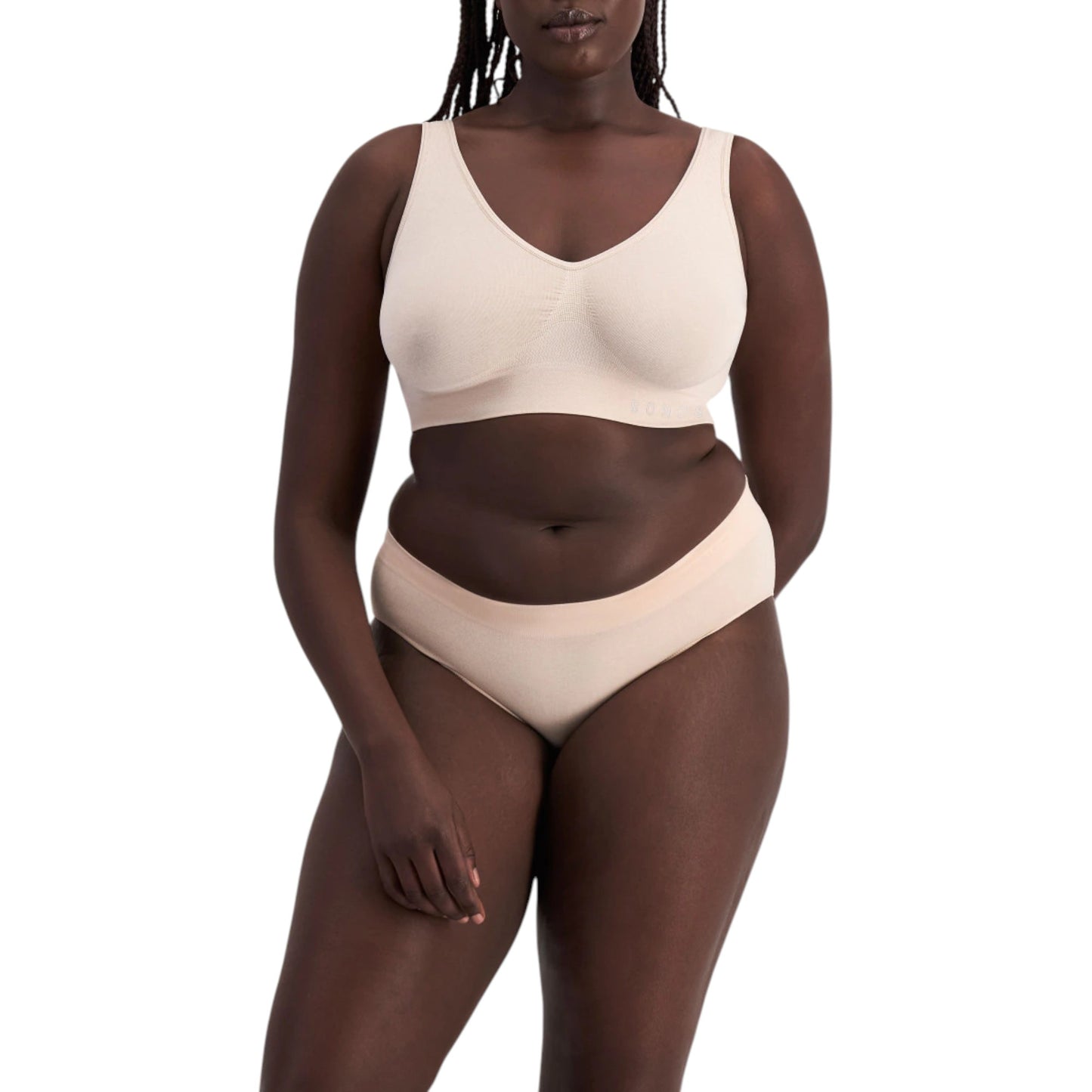 6 Pack Womens Bonds Seamless Midi Briefs Underwear Nude