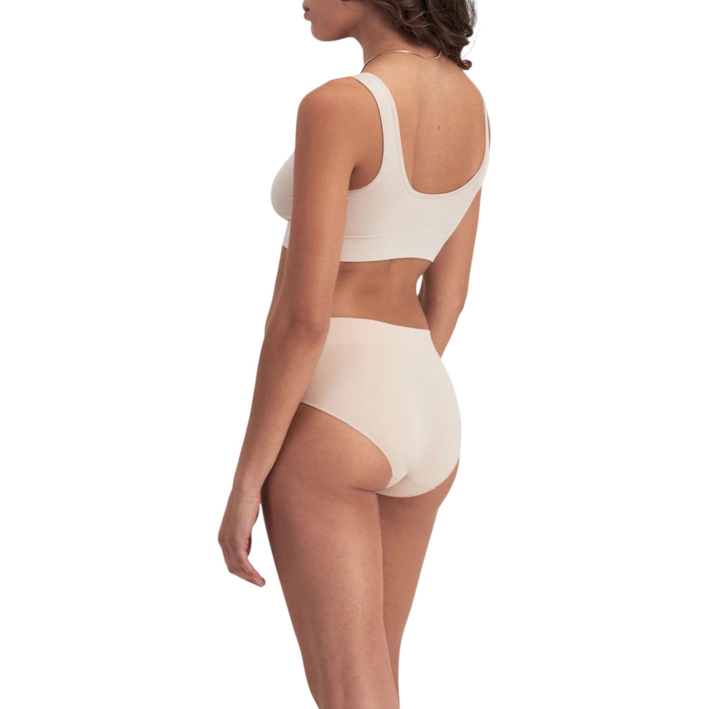 6 Pack Womens Bonds Seamless Midi Briefs Underwear Nude