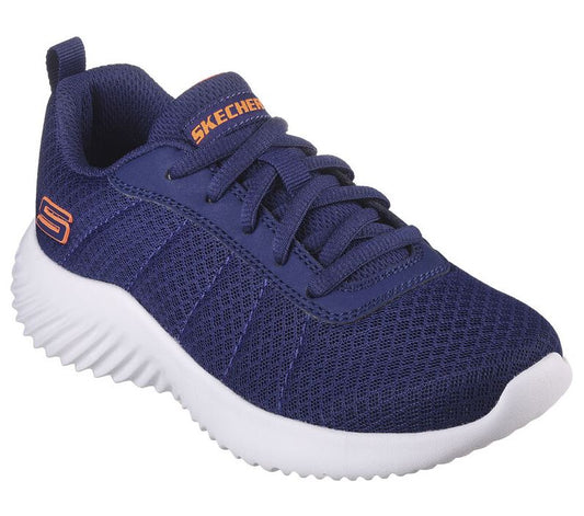 Kids Boys Skechers Bounder Karonik Shoes Navy