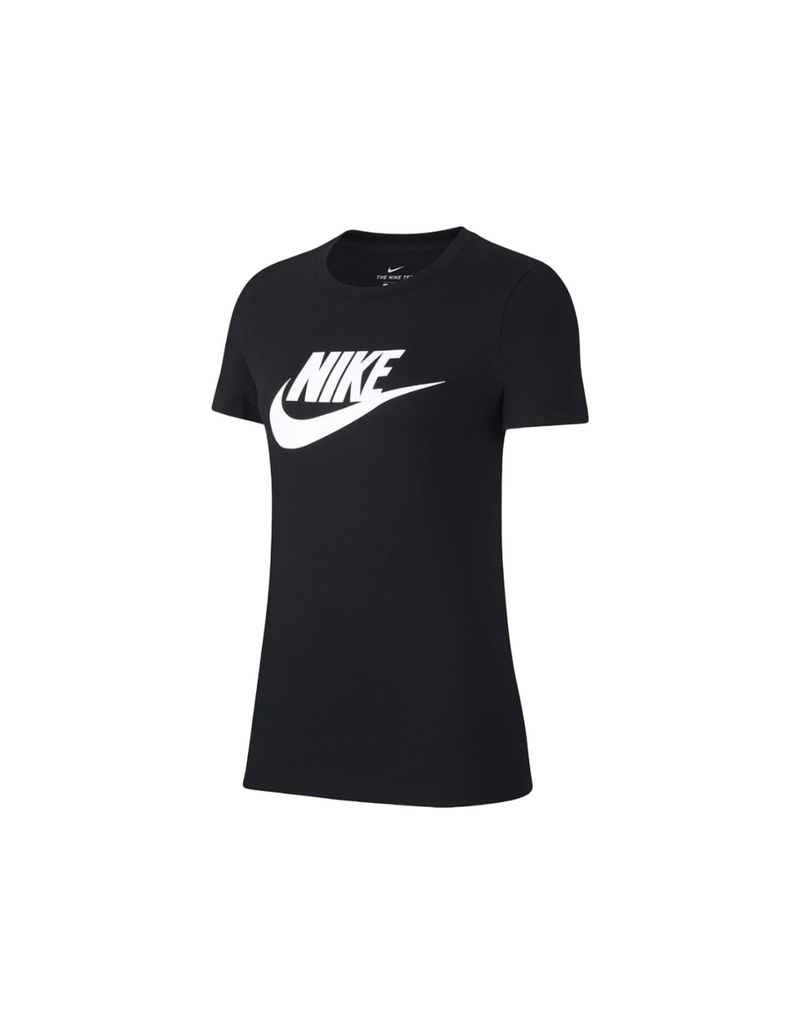Womens Nike Essential Sportswear T-Shirt Black/ White Everyday Tee