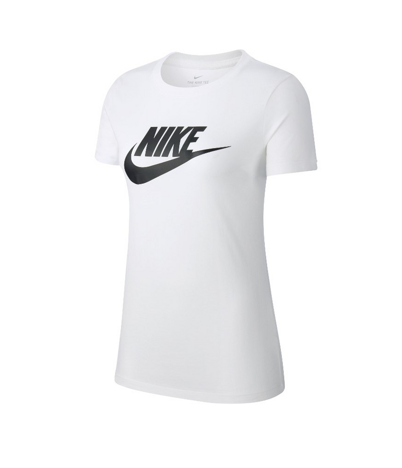 4 x Womens Nike Essential Sportswear T-Shirt White/Black Everyday Tee