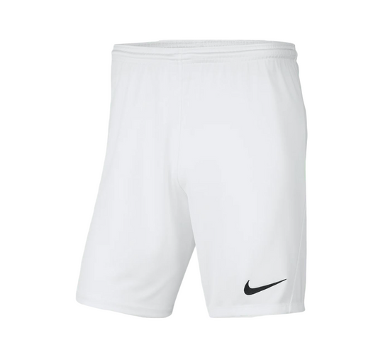 Mens Nike Park 3 Dri-FIT Sportswear Shorts White