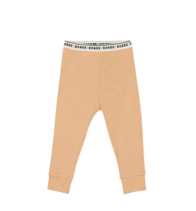 Unisex Kids Bonds Baby Organics Leggings Orange