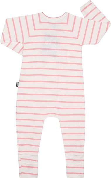 Bonds Baby 2-Way Zip Wondersuit Coverall Pink Stripe