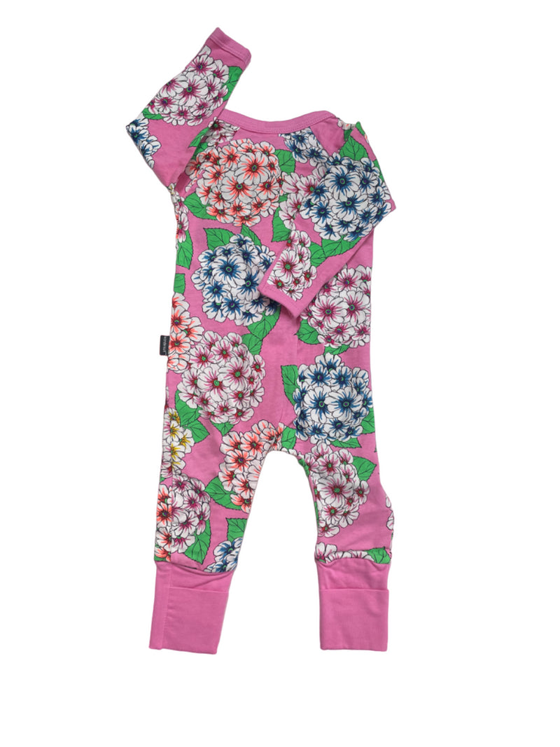 3 x Bonds Baby 2-Way Zip Wondersuit Coverall Pink Multi Floral