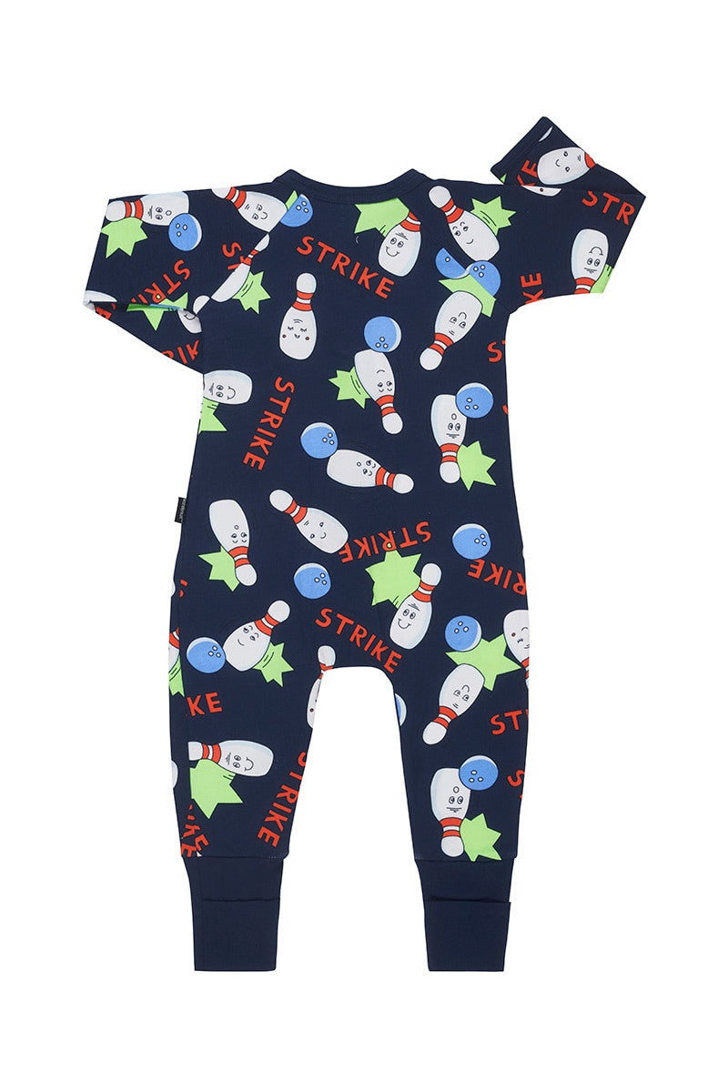 Unisex Kids Bonds Baby Zip Coverall Wondersuit Bowling