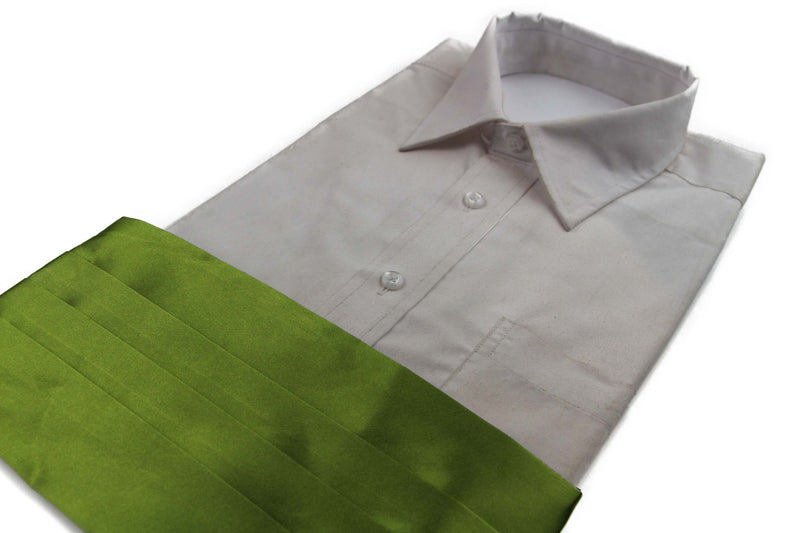 Mens Light Green Adjustable Cummerbund