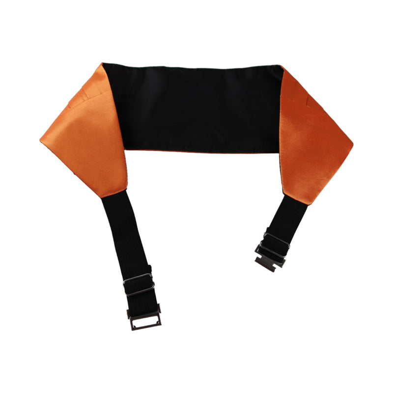 Mens Orange Adjustable Cummerbund