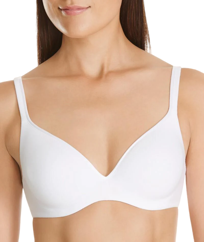 Womens Berlei Barely There Cotton Contour Bra White