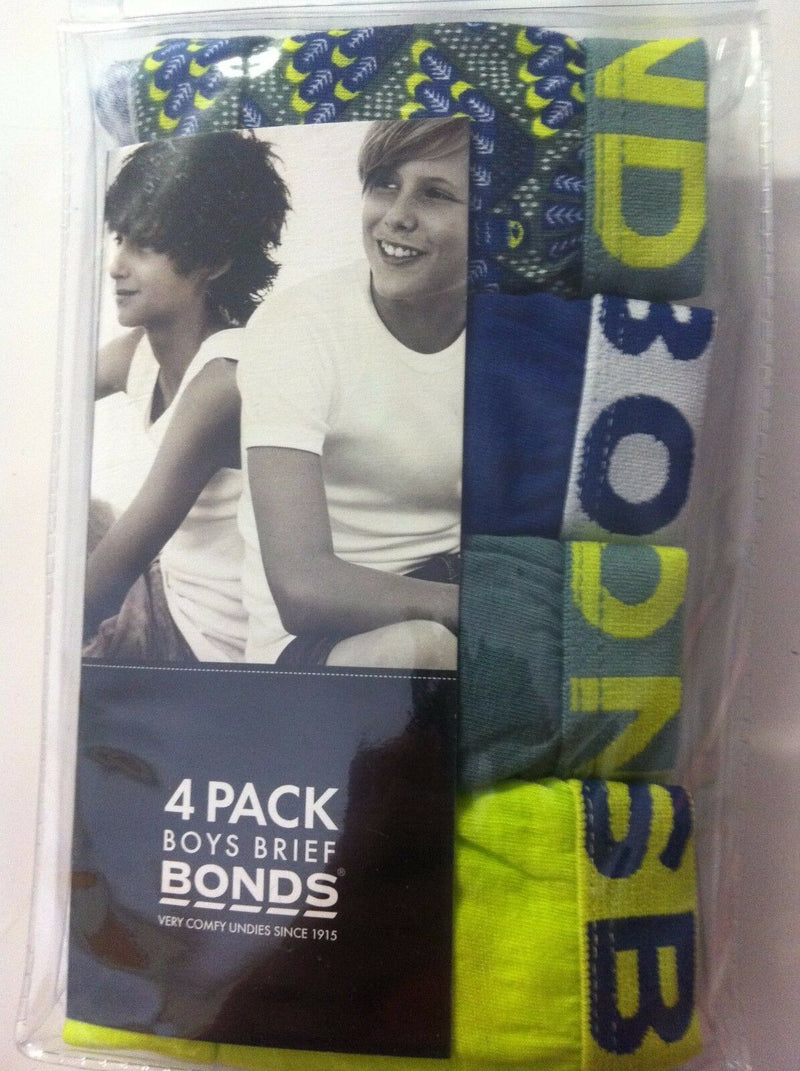 Bonds 8 x Pairs Boys Underwear Kids Black Blue Red Assorted Undies