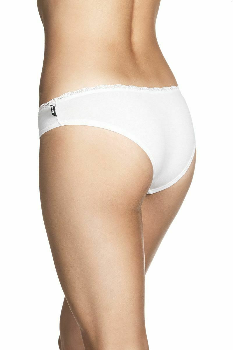 3 Pack Womens Bonds Everyday Lace Bikini Briefs Underwear White