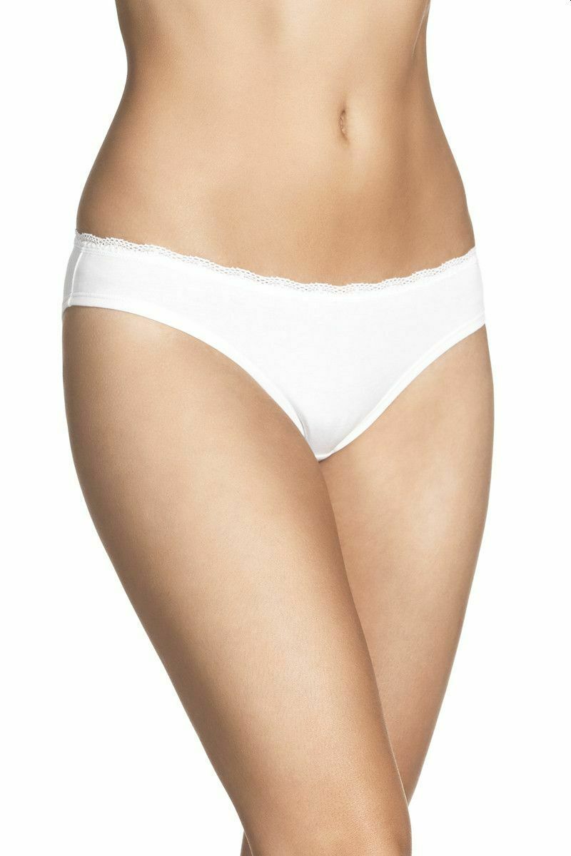 3 Pack Womens Bonds Everyday Lace Bikini Briefs Underwear White