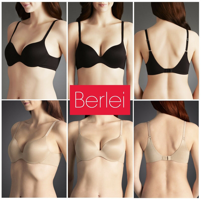 Ladies Berlei Bra So Smooth T Shirt Underwire Contour Gold Black Pink