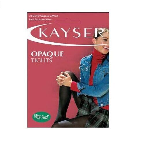 Womens Kayser Opaque Tights 70 Denier School Stockings Black Navy Beige Winter