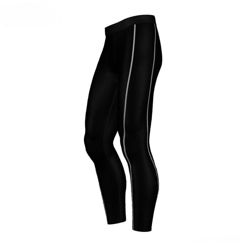 Mens Black Compression Pants Tights Gym Running Bike Training Skins Cycling