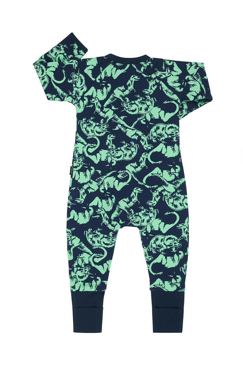 Bonds Baby Wondersuit Zippy Printed Floral Dinosaur Arena Navy