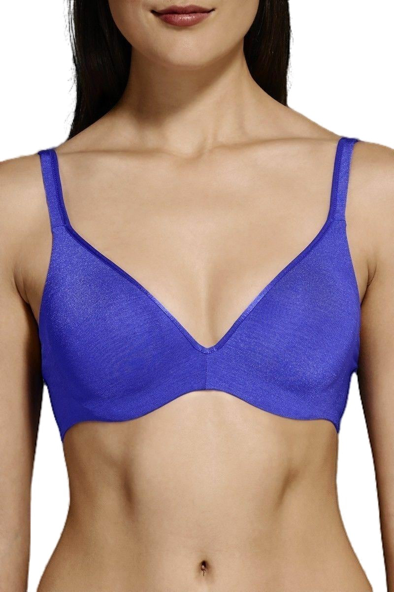 Berlei Barely There Contour Tshirt Bra Byzantine Blue With Underwire