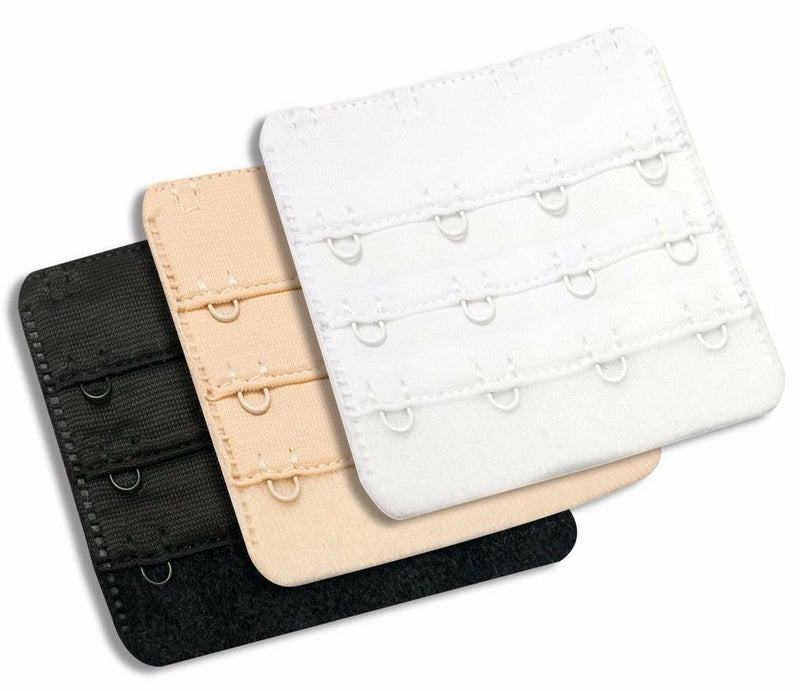 1 2 3 4 5 Hooks Bra Extenders Strap Clip Black White Nude Womens Extender Hook