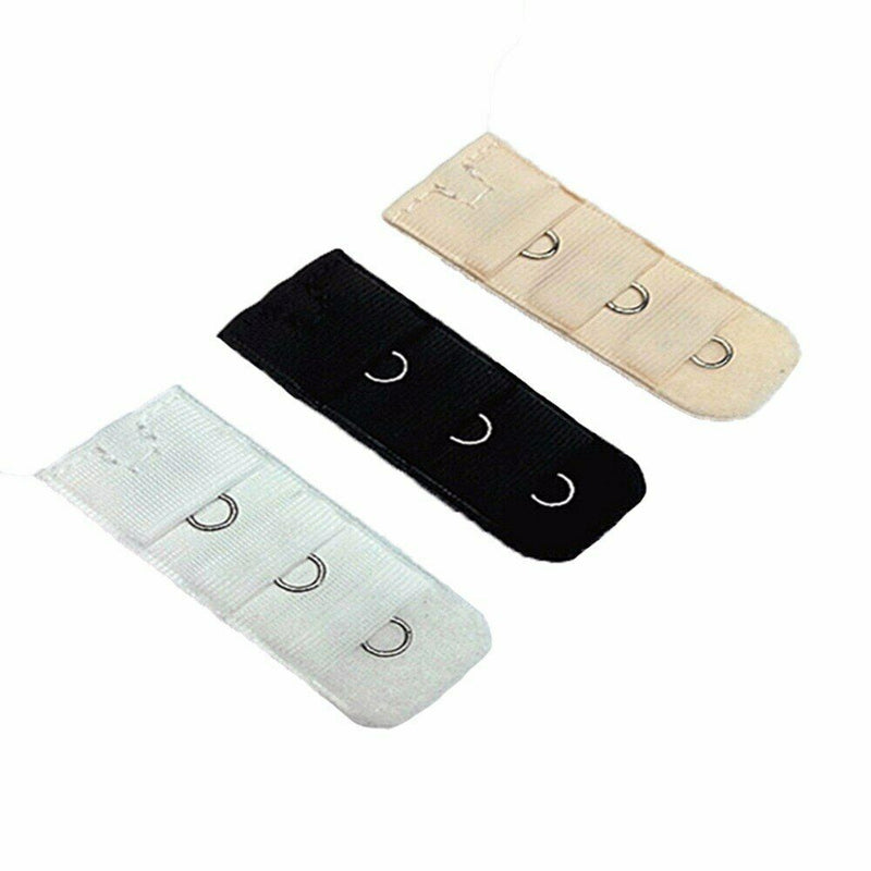 1 2 3 4 5 Hooks Bra Extenders Strap Clip Black White Nude Womens Extender Hook