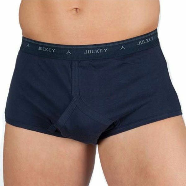 Mens Jockey Y-Front Briefs Underwear Navy