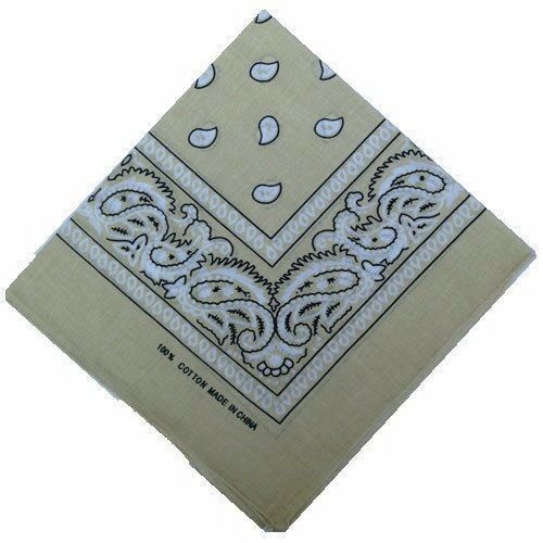 Paisley Bandana Head Scarf Face Mask 100% Cotton Neck